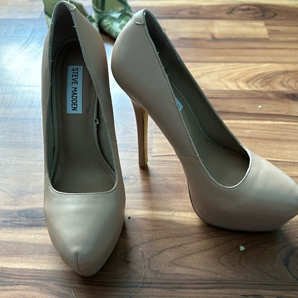 Steve Madden | Shoes | Steve Madden Nude High Heel | Poshmark